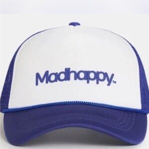 Madhappy Blue and White Trucker Hat